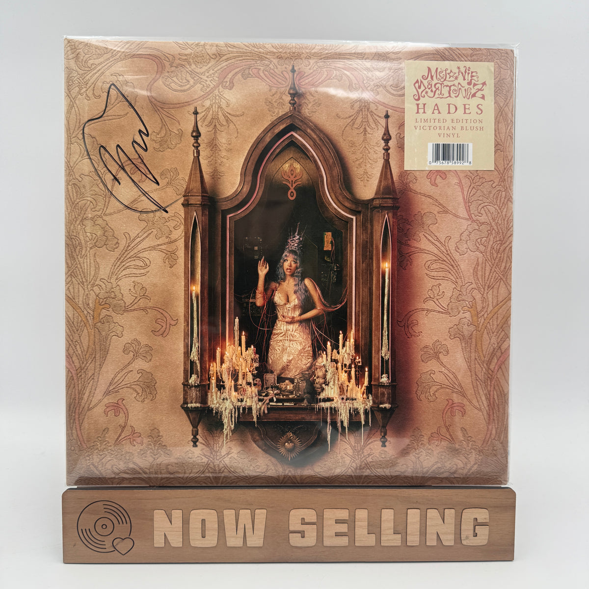Melanie Martinez - Hades Vinyl LP Victorian Blush Pink SLEEVE SIGNED w/ Poster