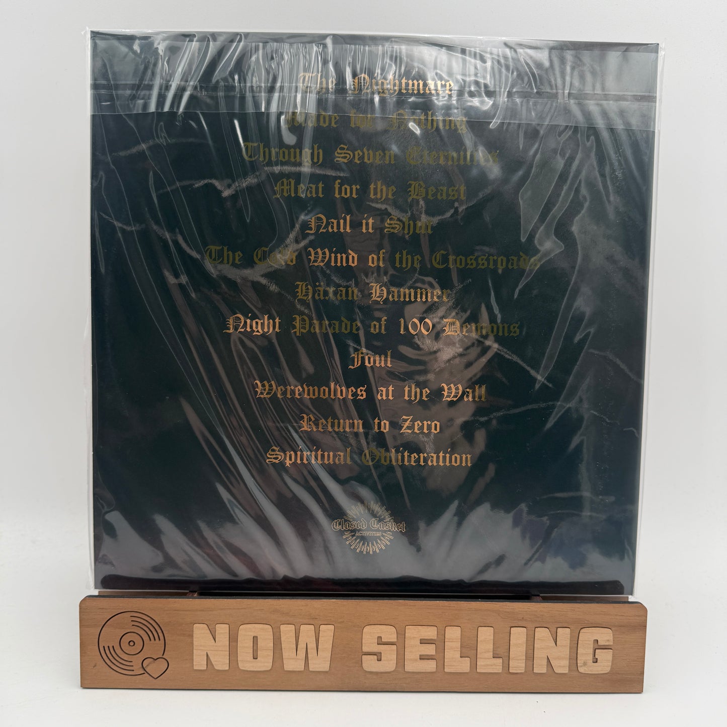 100 Demons - Embrace The Black Light Vinyl LP Onyx Marble