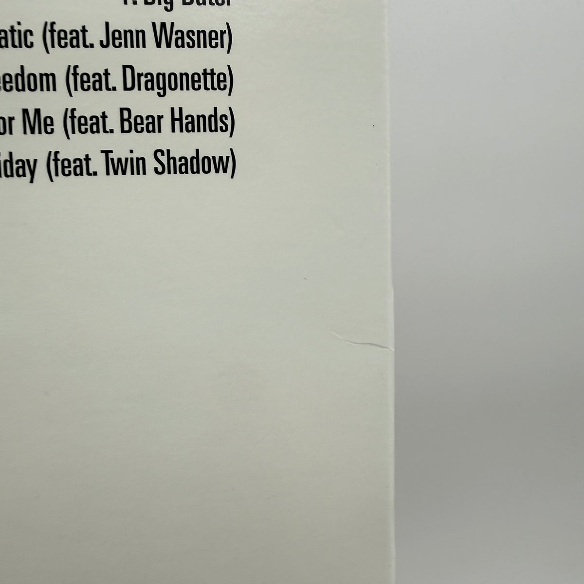 Big Data - 2.0 Vinyl LP Kimbra Joywave Rivers Cuomo Dragonette