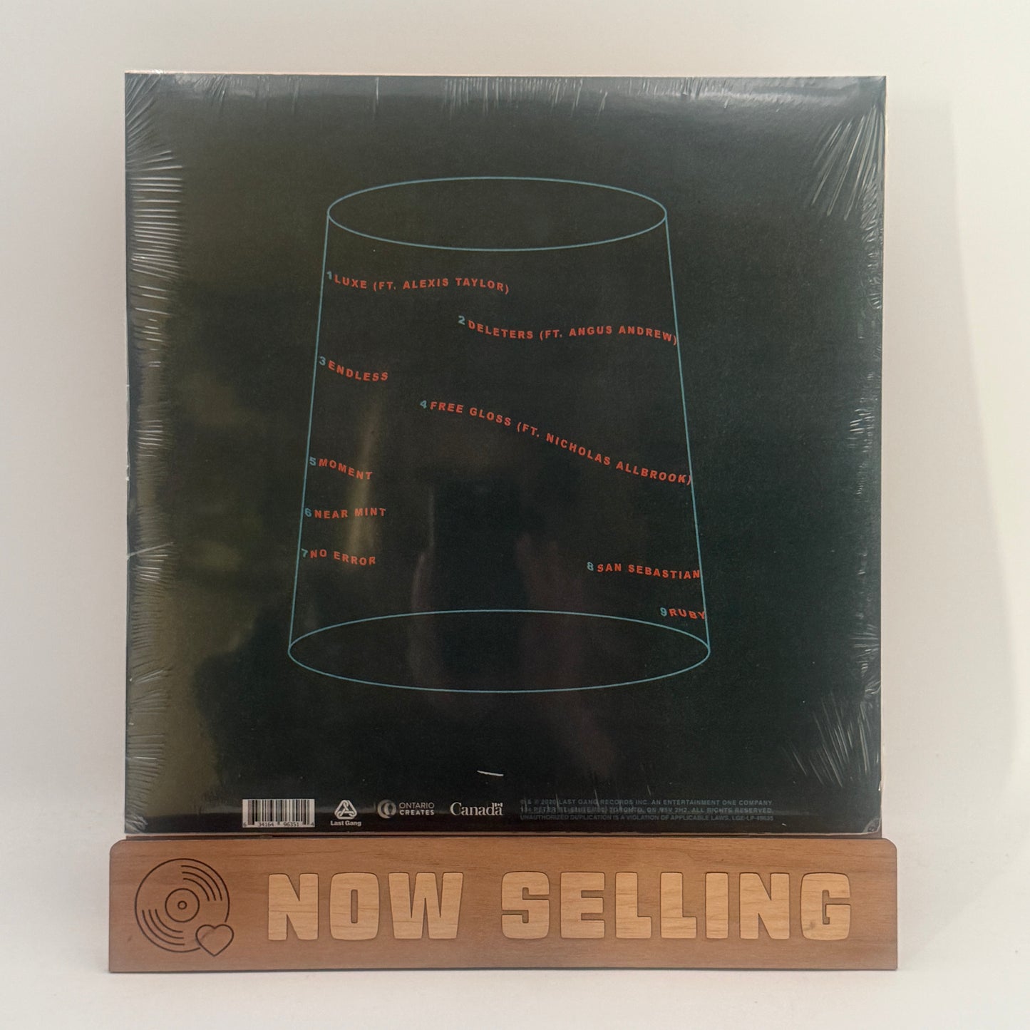 Holy Fuck - Deleter Vinyl LP Clear w/ Black Blob SEALED