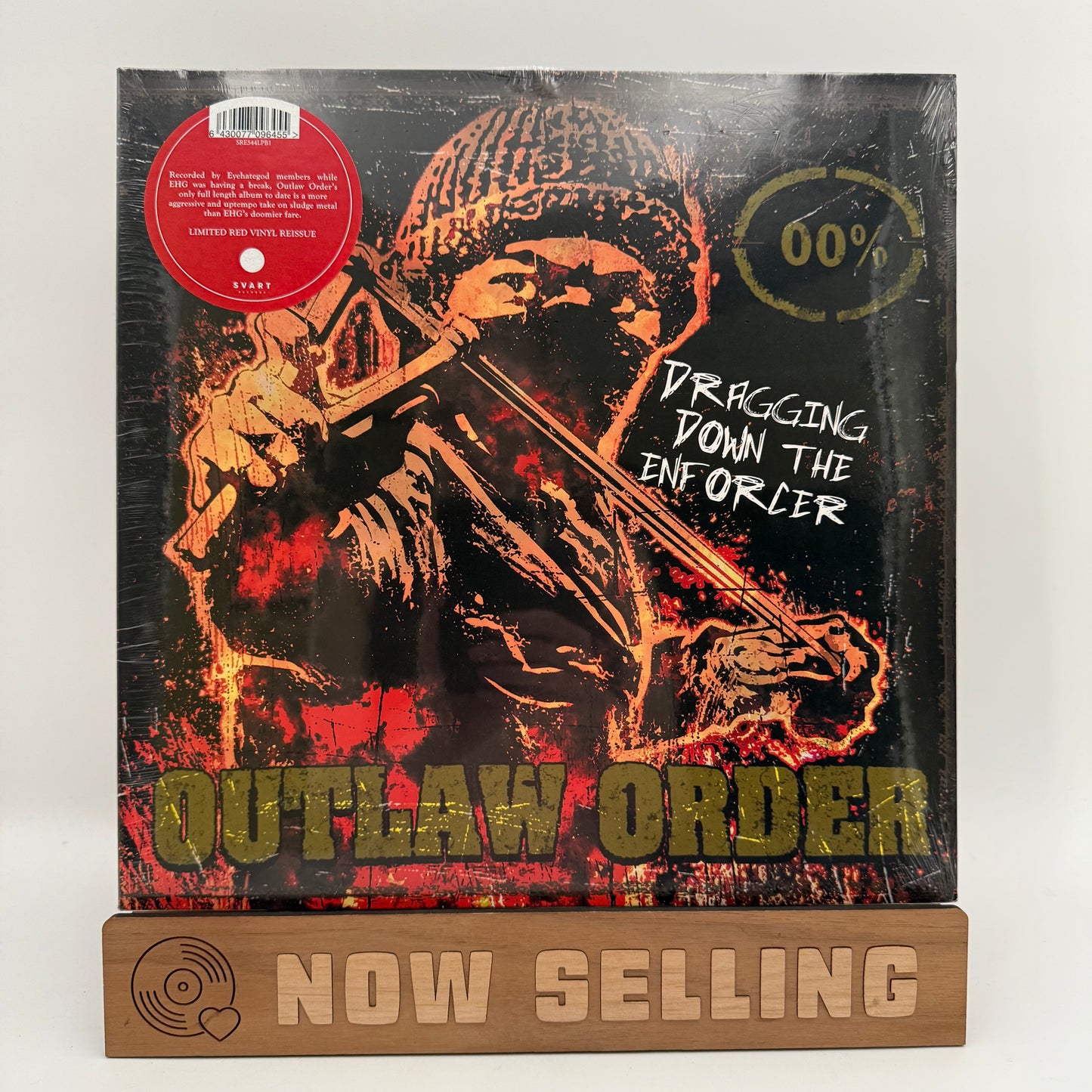 Outlaw Order - Dragging Down The Enforcer Vinyl LP Reissue Red SEALED EyeHateGod