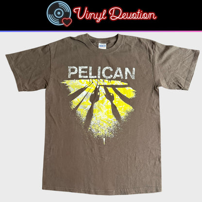 Pelican Band City Of Echoes - Silhouettes Brown T-Shirt Size M