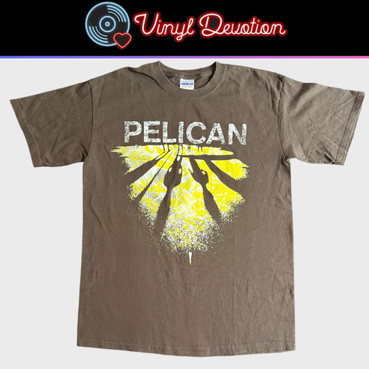 Pelican Band City Of Echoes - Silhouettes Brown T-Shirt Size M
