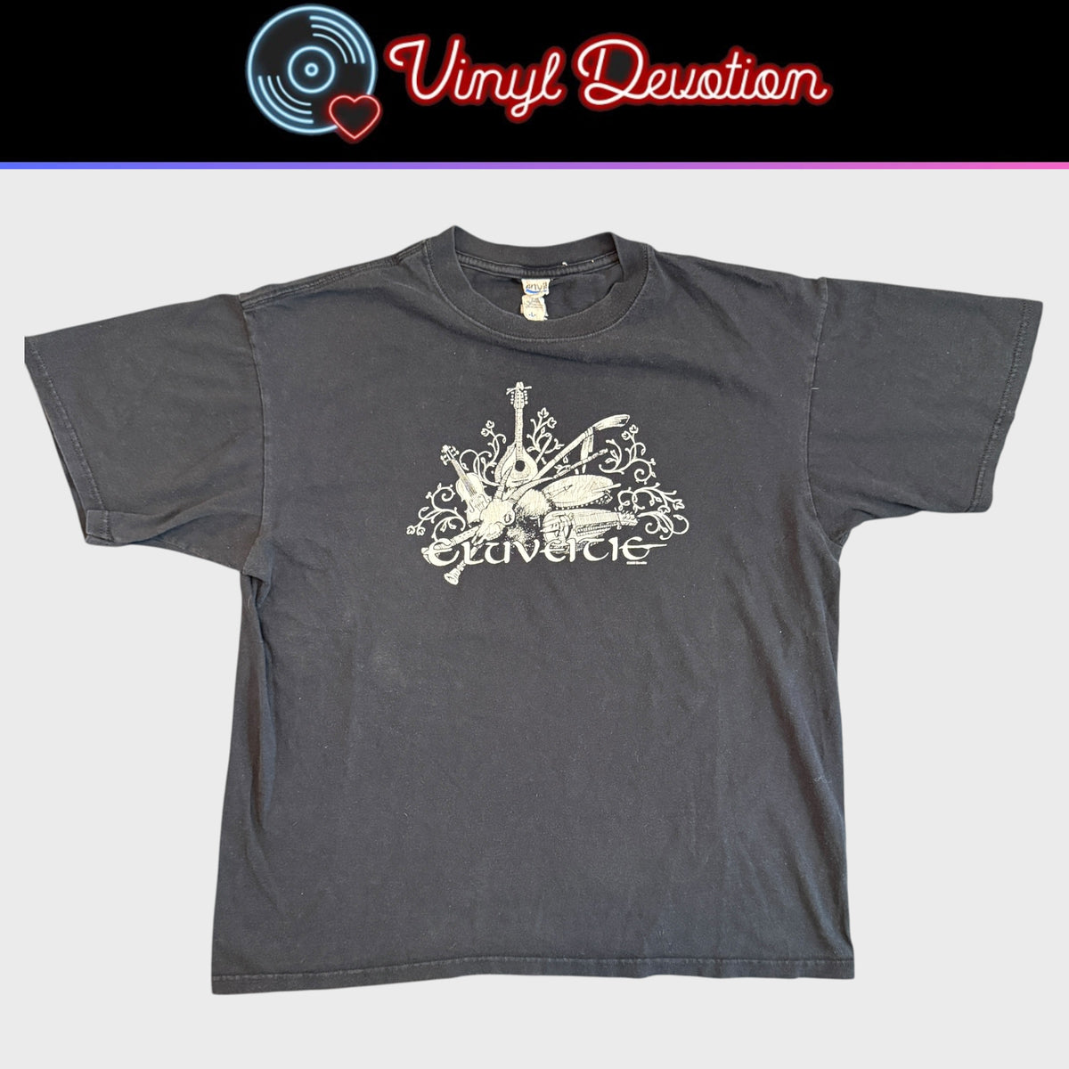 Eluveitie Band Instruments 2008 Vintage T-Shirt Size L