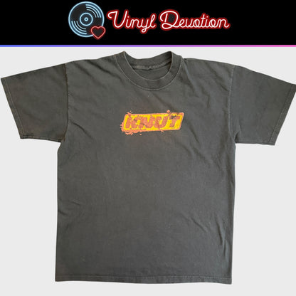 Knut Band Distressed Logo 2000 Vintage T-Shirt Size L Botch