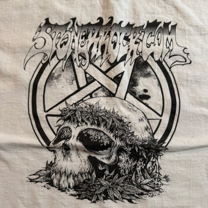 StonerRock.com White T-Shirt Size M All That Is Heavy