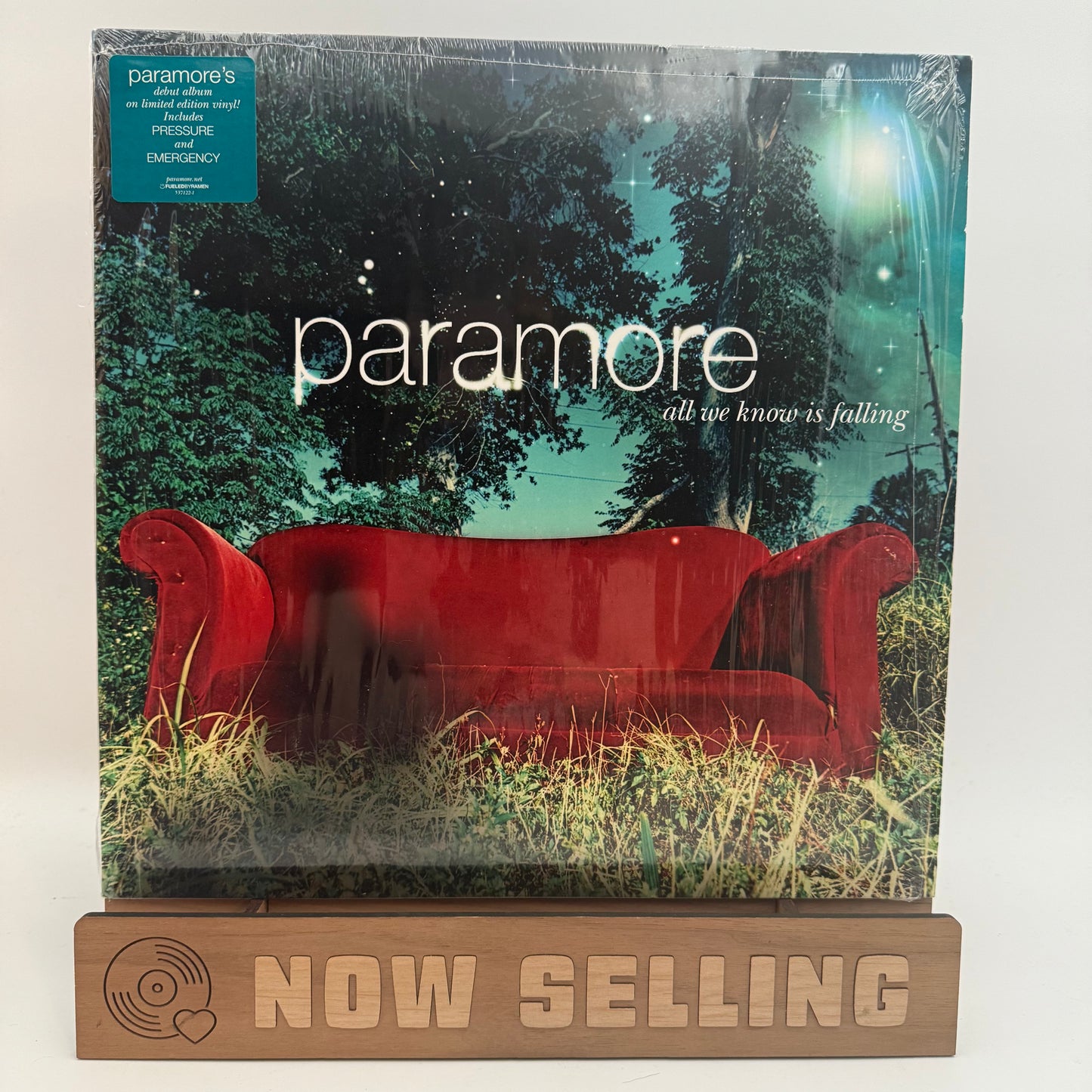 Paramore - All We Know Is Falling Vinyl LP Translucent Teal Hot Topic
