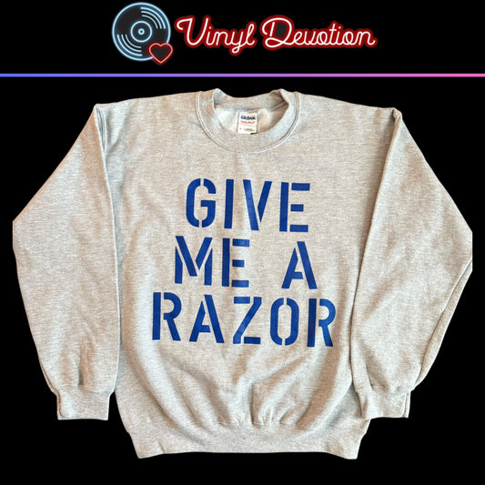 Unbroken Band Give Me A Razor Crewneck Sweatshirt Size M Fits Like Large