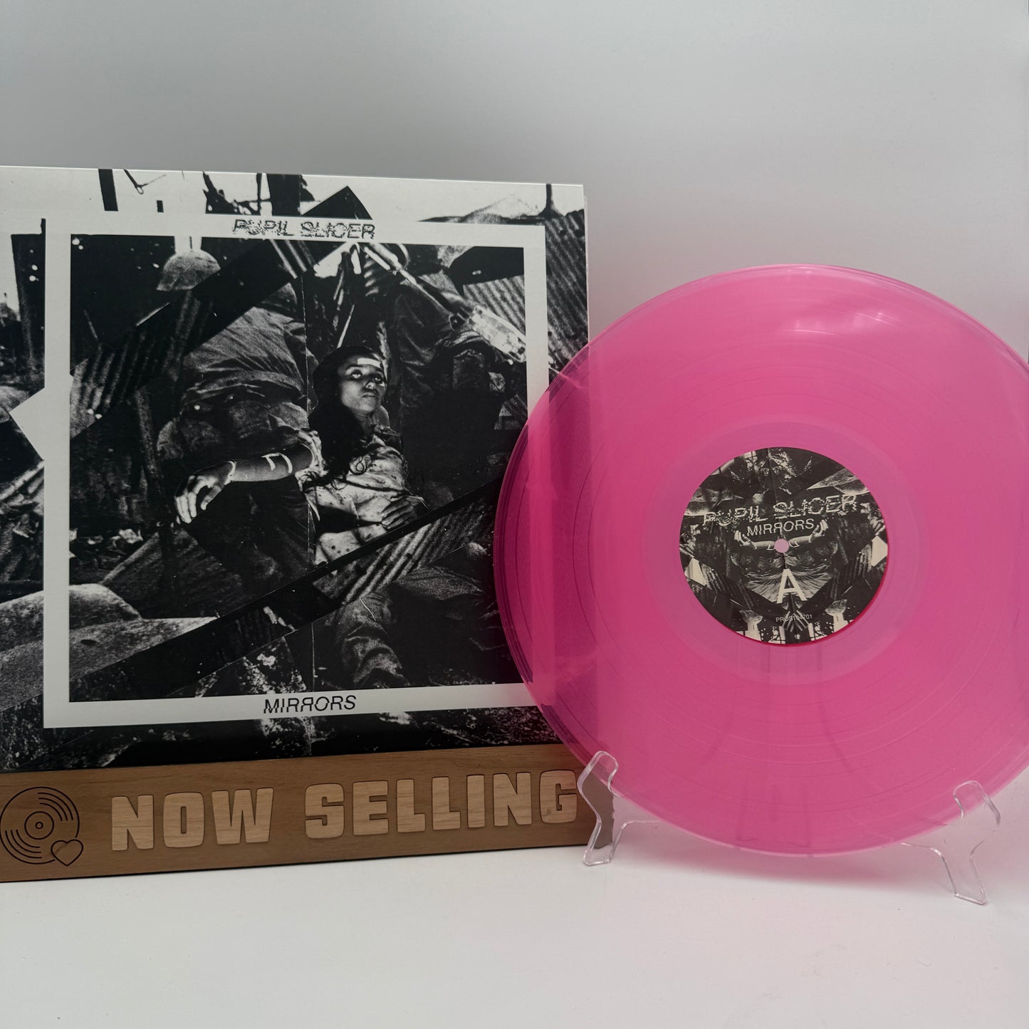 PUPIL SLICER - Mirrors Vinyl LP Transparent Neon Pink