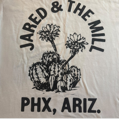 Jared & The Mill Band White T-Shirt Size L Wheelwright