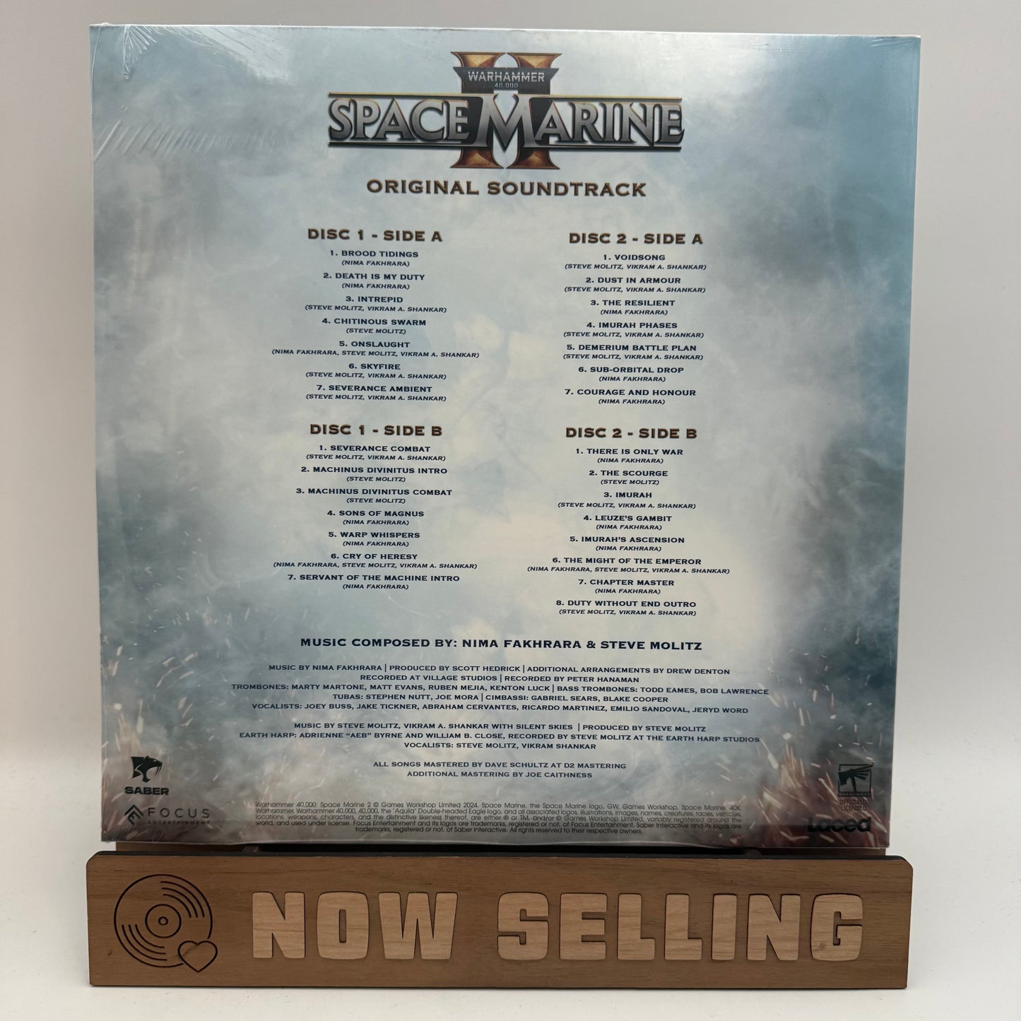 Warhammer 40,000: Space Marine 2 Video Game Soundtrack Vinyl LP SEALED
