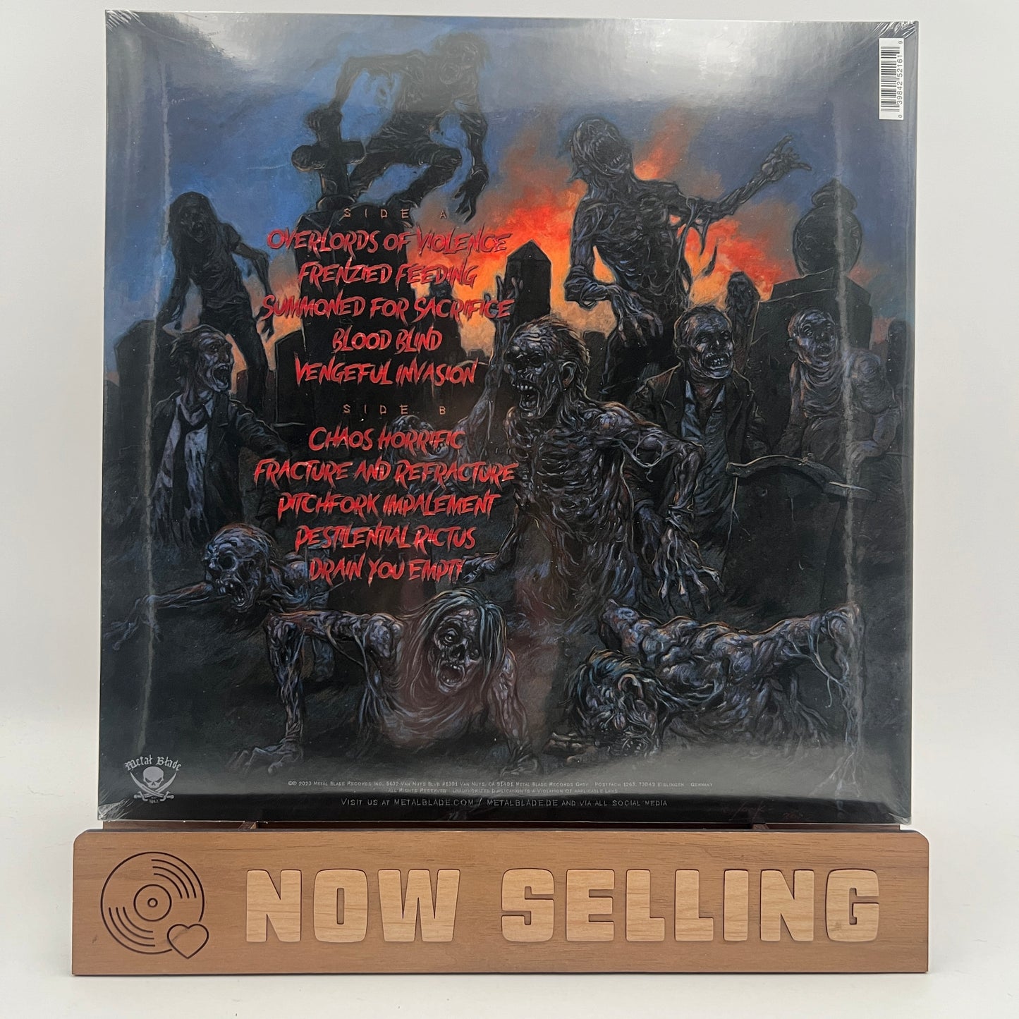 Cannibal Corpse - Chaos Horrific Vinyl LP Orange Marbled SEALED