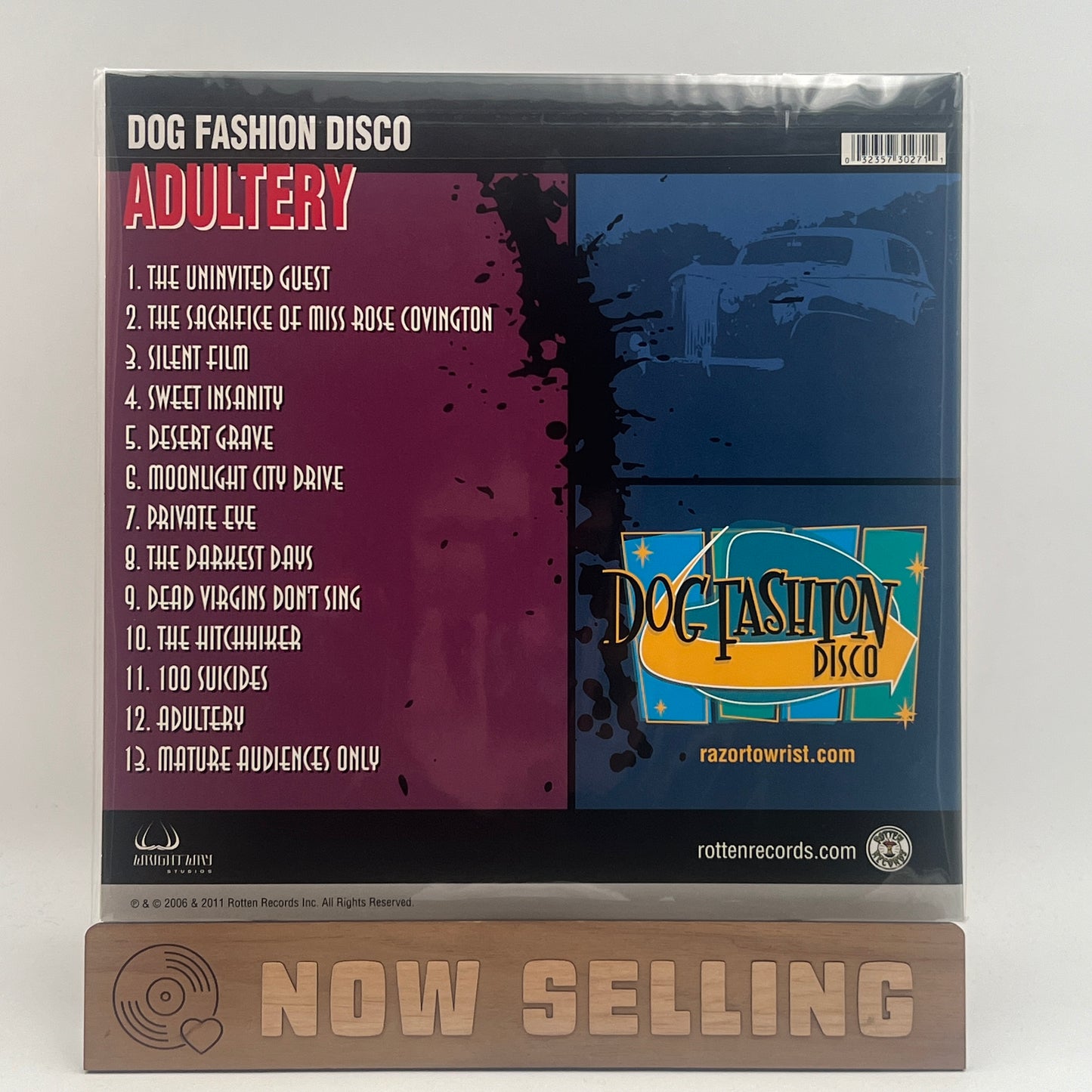 Dog Fashion Disco - Adultry Vinyl LP Clear Blue / Clear Polkadot Cadaver