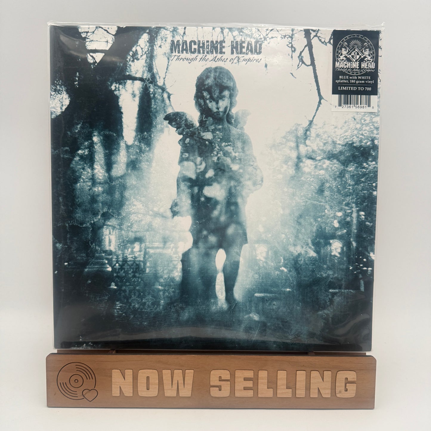 Machine Head - Through The Ashes Of Empires Vinyl LP Blue w/ White Splatter