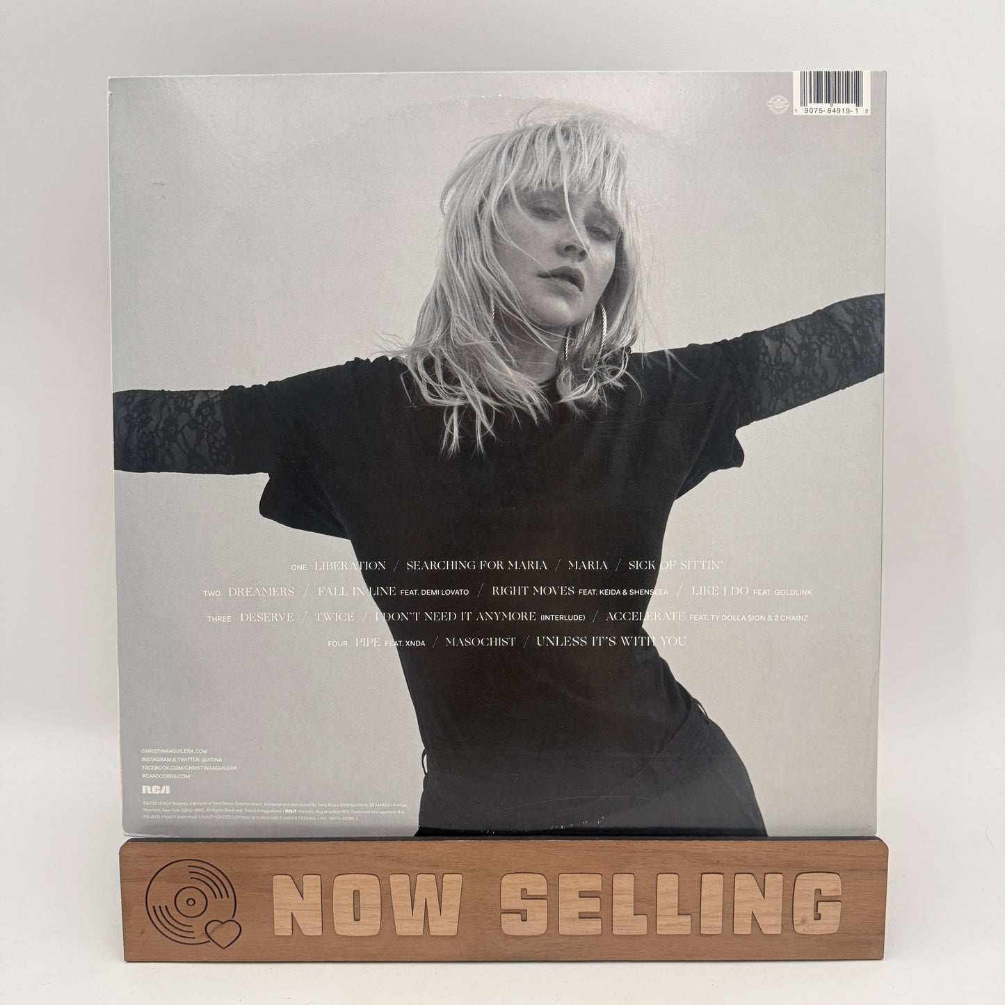 Christina Aguilera - Liberation Vinyl LP Red Translucent
