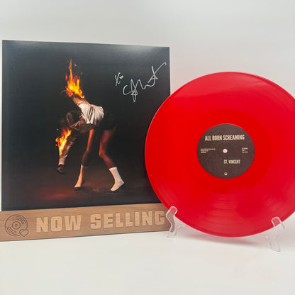 St. Vincent - All Born Screaming Vinyl LP Indie Red SIGNED