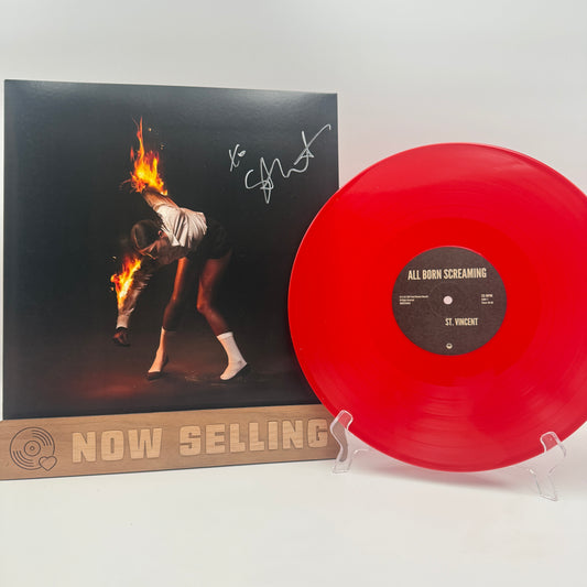 St. Vincent - All Born Screaming Vinyl LP Indie Red SIGNED