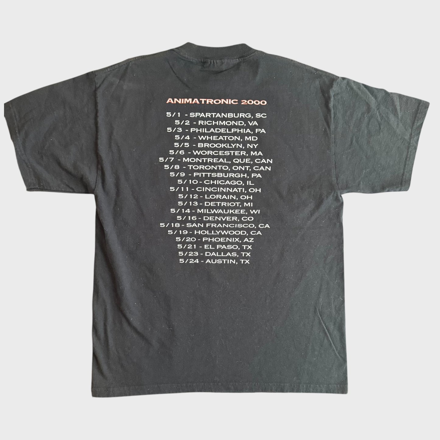 The Kovenant Band Animatronic 2000 Tour Vintage T-Shirt Size L