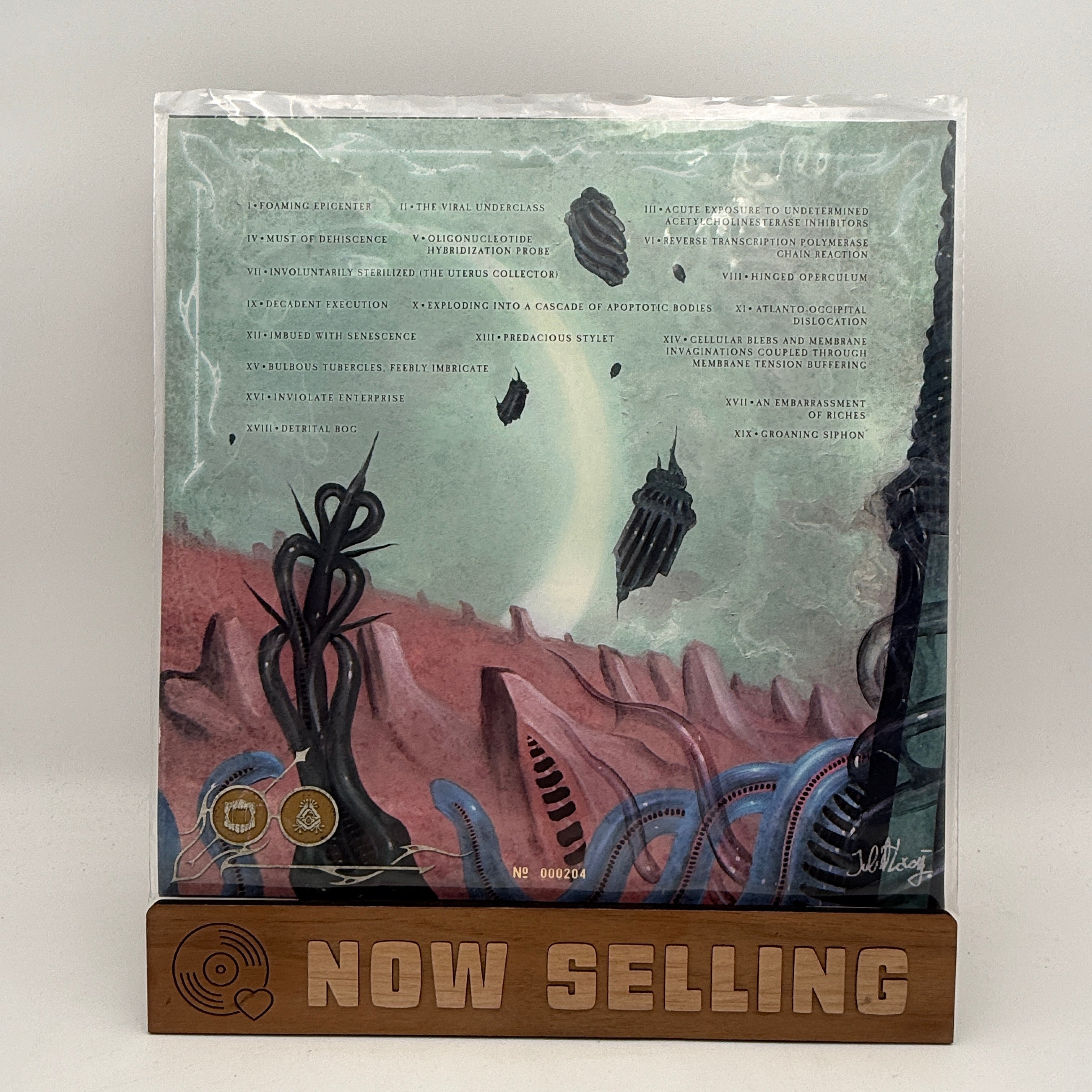Trichomoniasis - Makeshift Crematoria Vinyl LP Labelburst Groaning