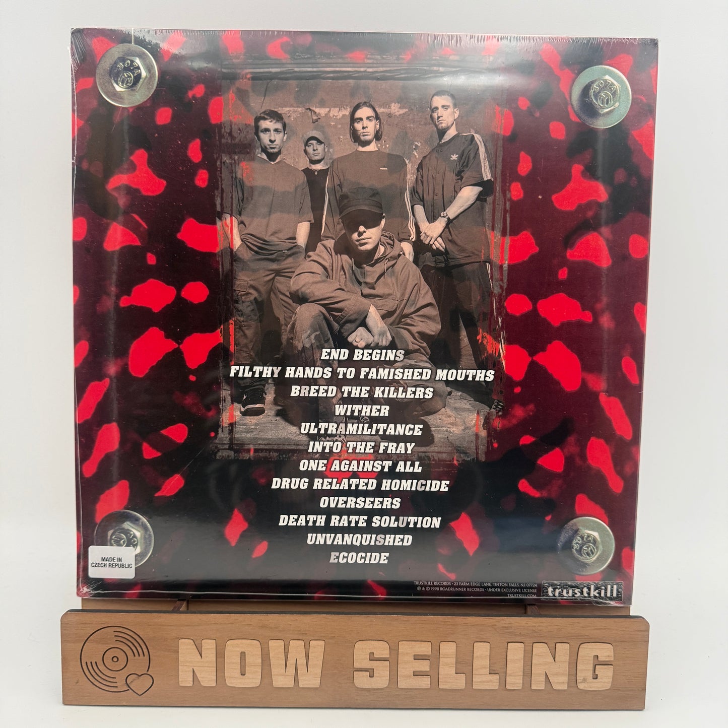 Earth Crisis - Breed The Killers Vinyl LP Reissue Yellow Red Black Splatter SEALED