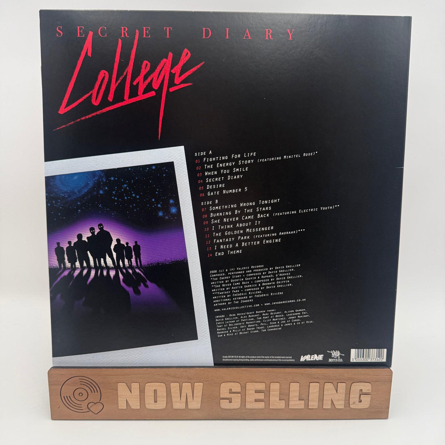 College - Secret Diary Vinyl LP Red Synthwave