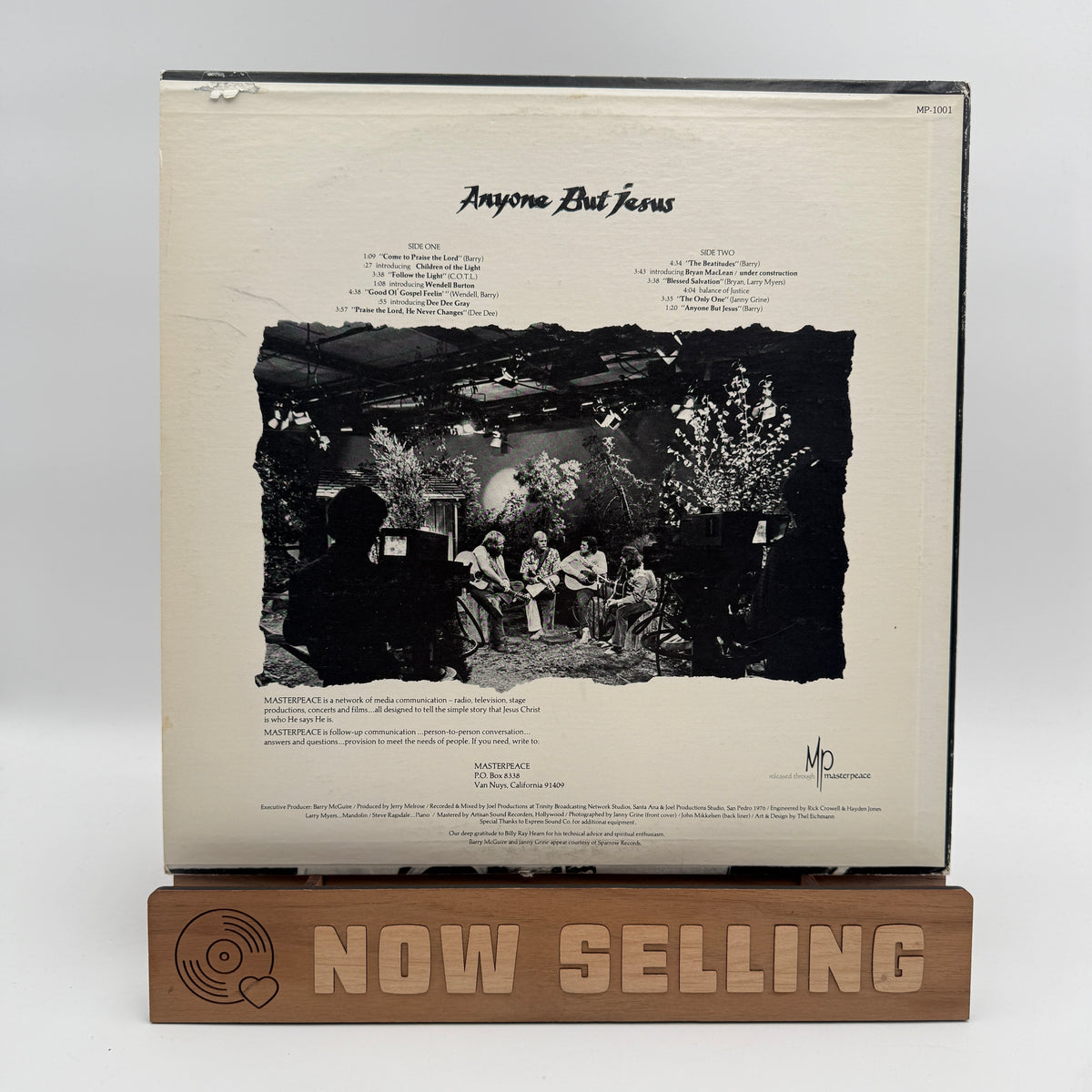 Barry McGuire - Anyone But Jesus Vinyl LP