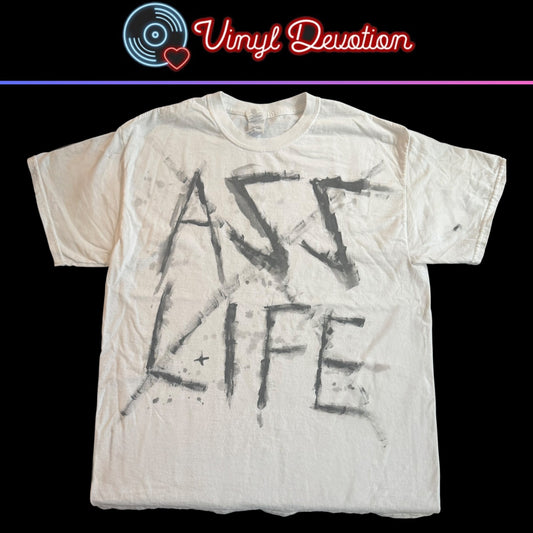 Ass Life Hardcore Band White T-Shirt Size L The Primals Nehemiah