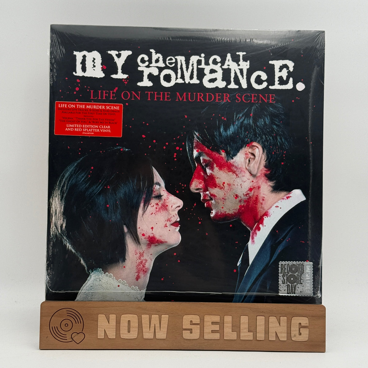 My Chemical Romance - Life On The Murder Scene Vinyl LP Clear w/ Red Splatter SEALED RSD