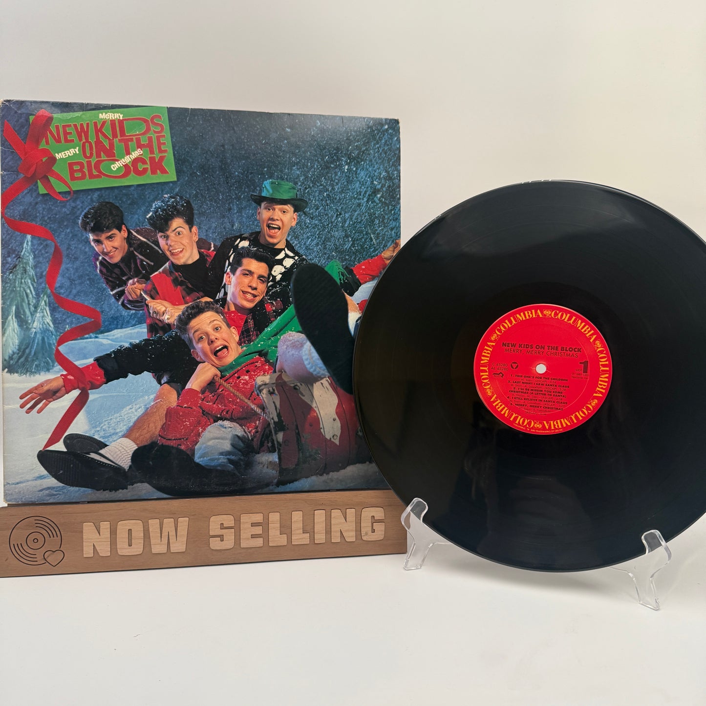 New Kids On The Block - Merry, Merry Christmas Vinyl LP Original 1st Press