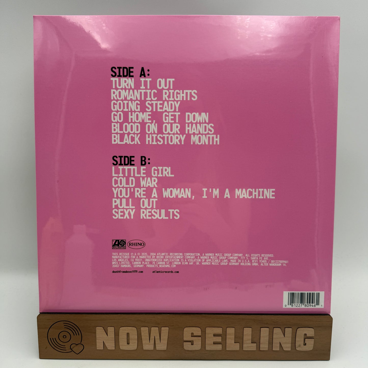 Death From Above 1979 - You're A Woman I'm A Machine Vinyl LP Clear w/ Pink Splatter SEALED Rocktober