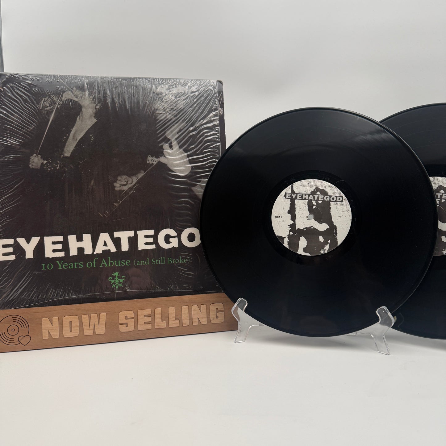 EyeHateGod - 10 Years Of Abuse (And Still Broke) Vinyl LP Original 1st Press Numbered