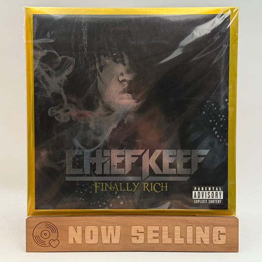 Chief Keef - Finally Rich Vinyl LP Black Gold White Mix IVC Interscope
