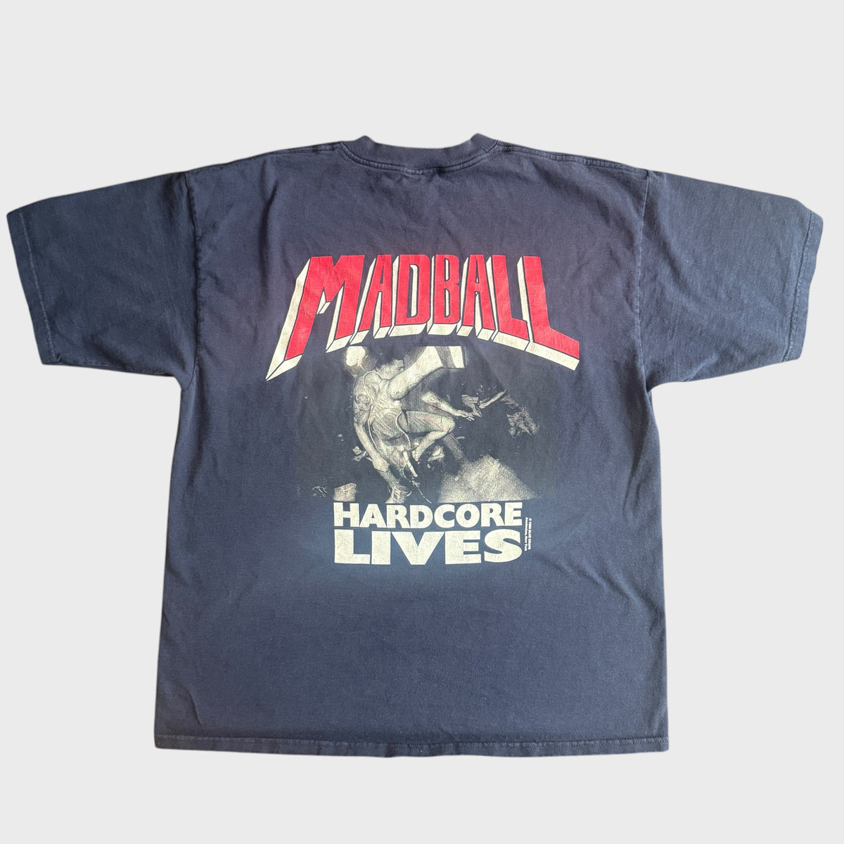 Madball Band Hardcore Lives 1998 Dark Blue Vintage T-Shirt Size XL 