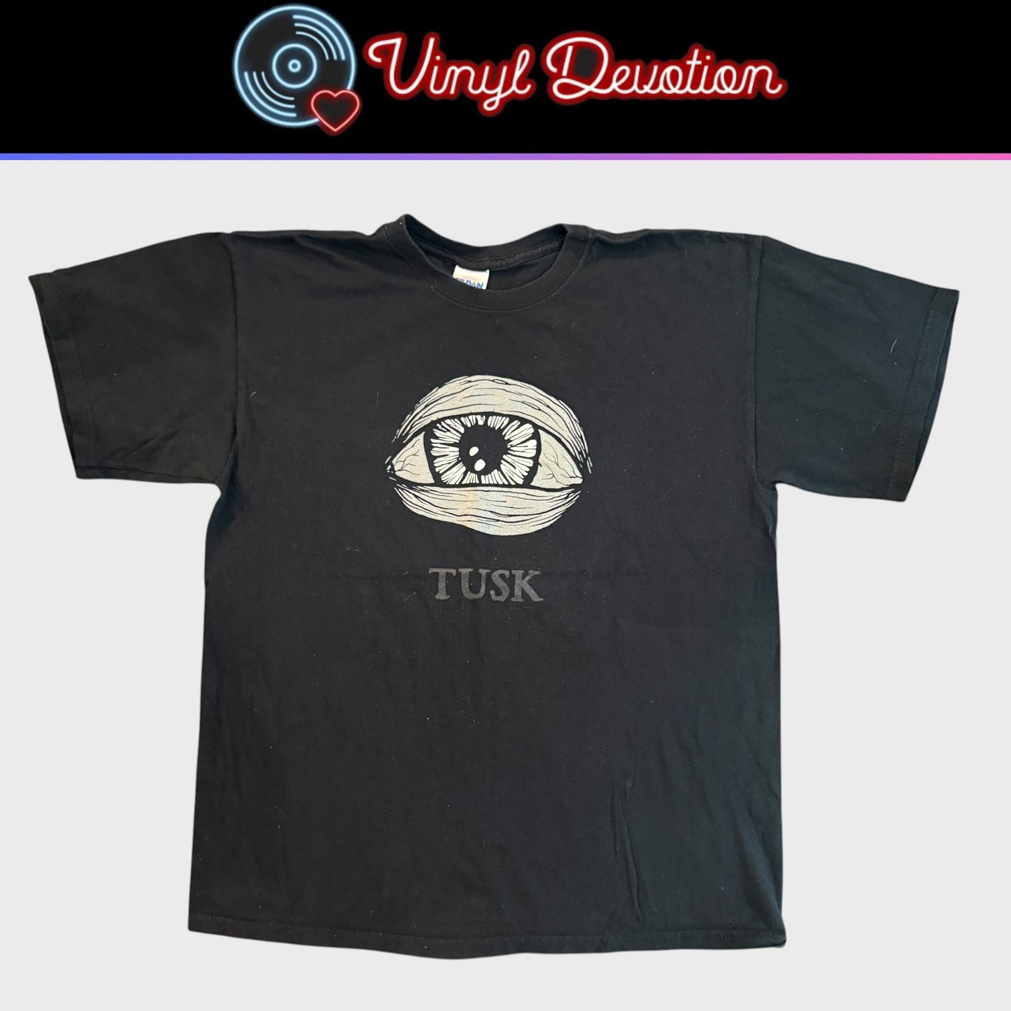 TUSK Band Eye Vintage T-Shirt Size L Pelican Lair Of The Minotaur