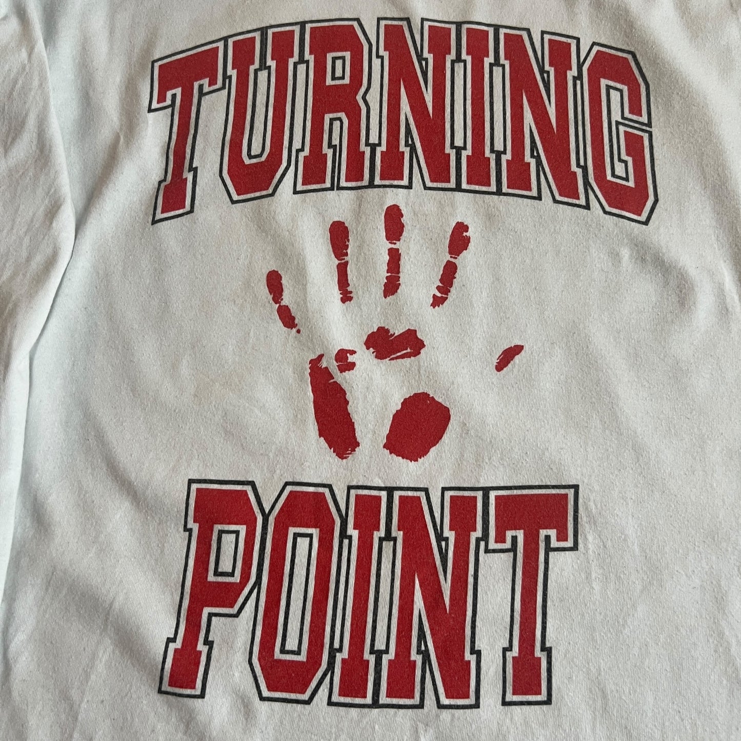 Turning Point Band It's Always Darkest Before The Dawn Long Sleeve White T-Shirt Size XL