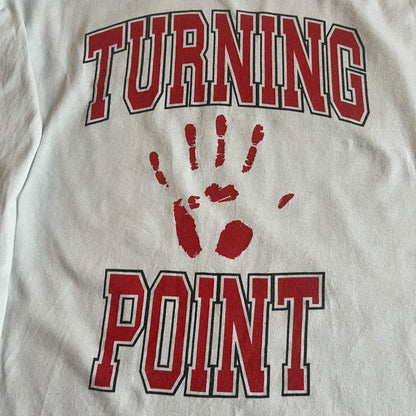 Turning Point Band It's Always Darkest Before The Dawn Long Sleeve White T-Shirt Size XL