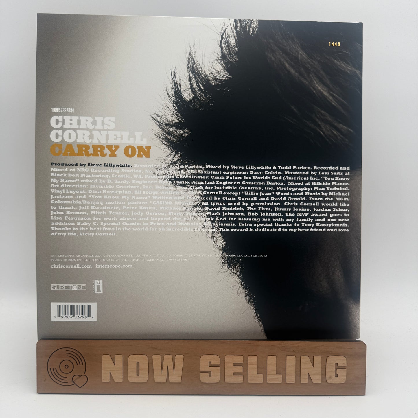 Chris Cornell - Carry On Vinyl LP Reissue Yellow Orange Heliacal Sun IVC Soundgarden