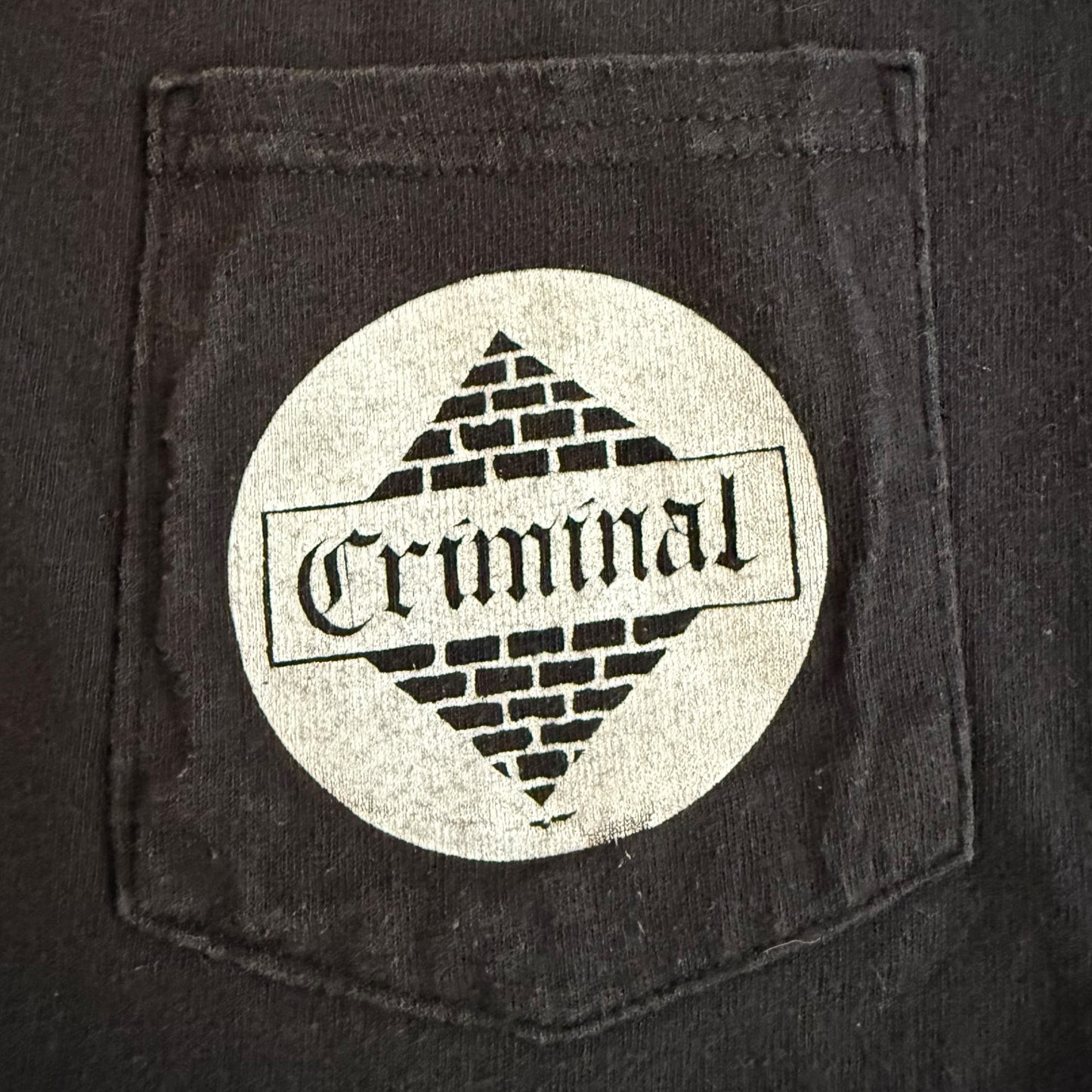 Criminal Oi Punk Band T-Shirt Size M