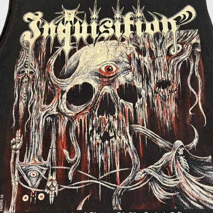 Inquisition Band Into The Infernal Regions Of The Ancient Cult Cut Sleeves T-Shirt Size M