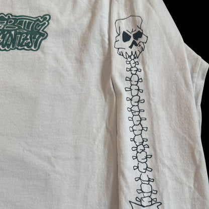 Big Contest Hardcore Band Time Will Tell White Long Sleeve T-Shirt Size M Title Fight Step Forward