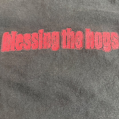 Blessing the Hogs Band Self Titled 2001 Tour Vintage T-Shirt Size XL Asva Melvins Paste