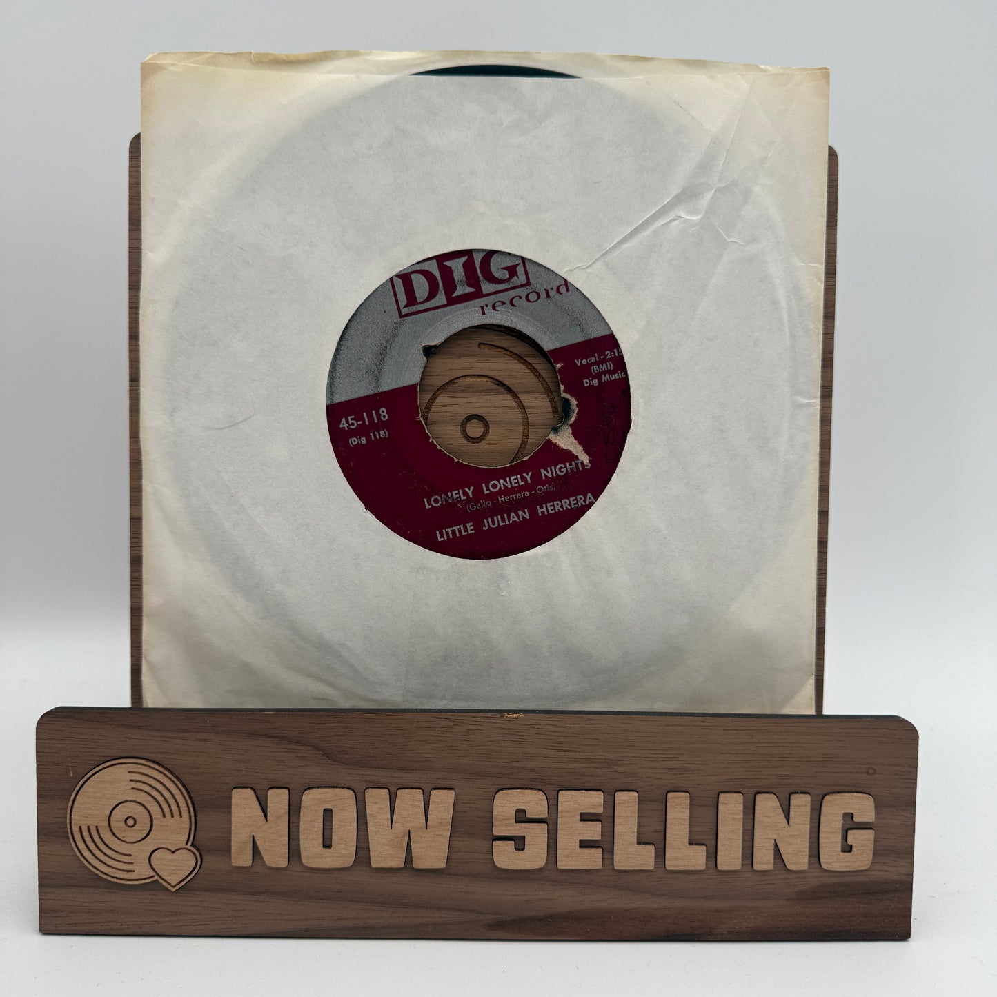 Little Julian Herrera – In Exchange For Your Love / Lonely Lonely Nights 7" Vinyl