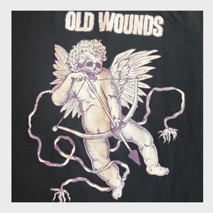 Old Wounds Band Cherub Of Death T-Shirt Size L Sex Cross