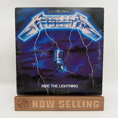 Metallica - Ride The Lightning Vinyl LP 1984 Specialty Elektra Megaforce 60396-1