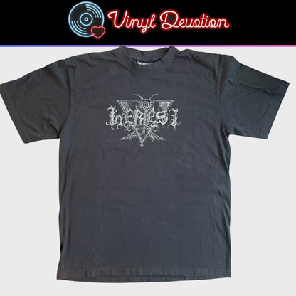 Heresi Band Psalm II - Infusco Ignis Vintage T-Shirt Size L Hydra Head