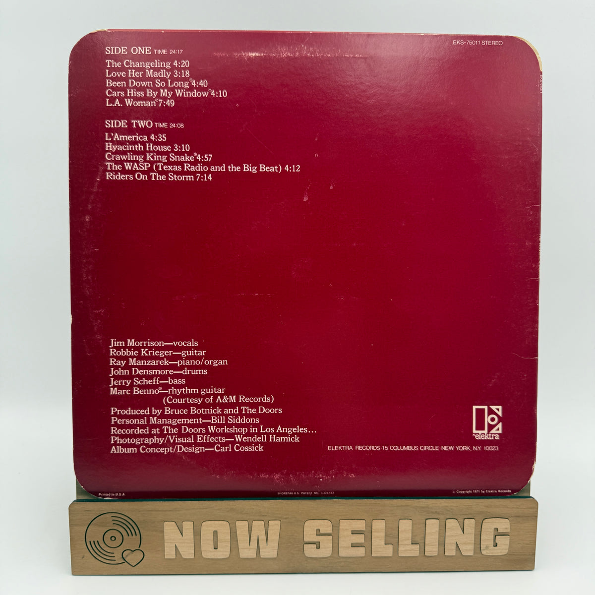 The Doors - L.A. Woman Vinyl LP 1971 Pitman Pressing