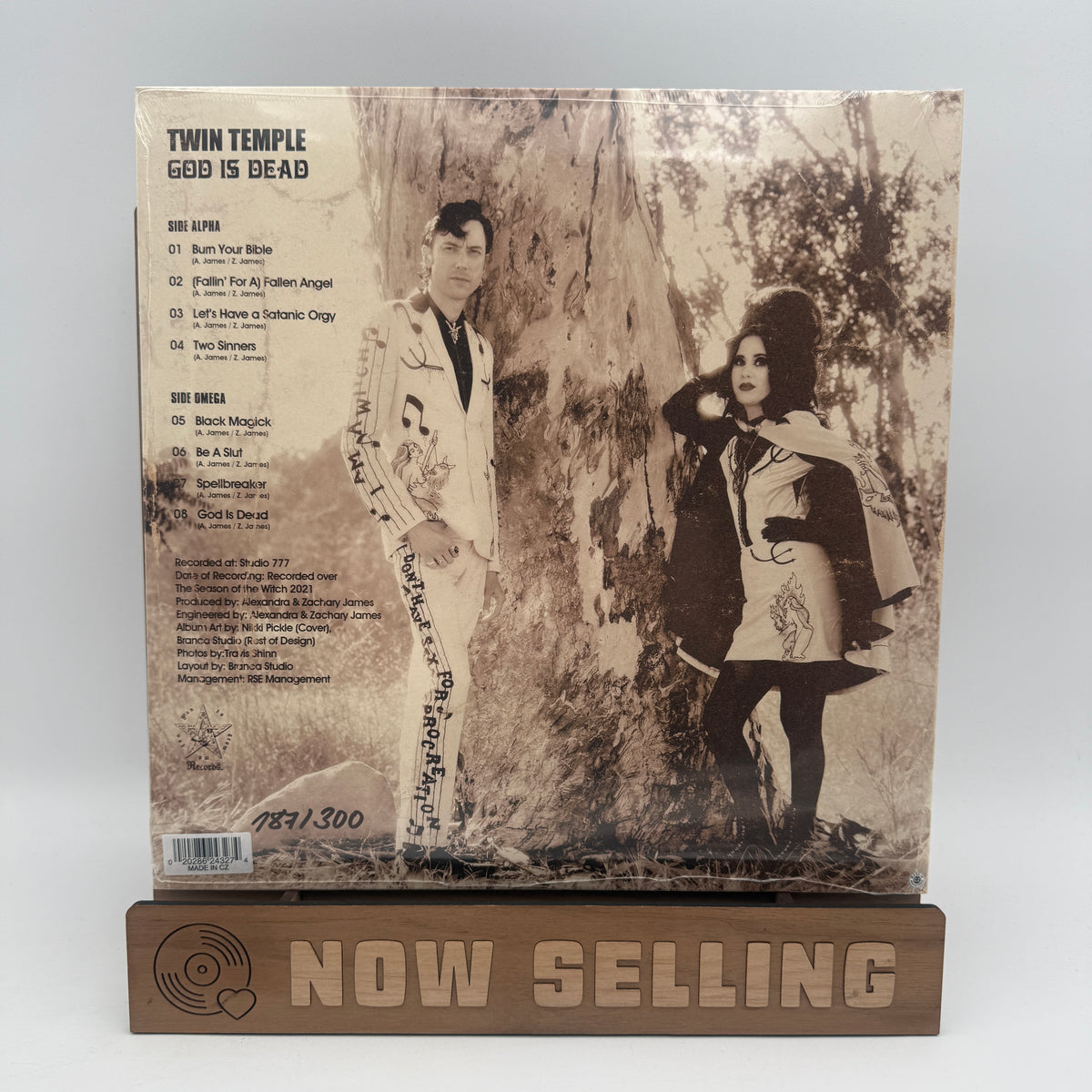 Twin Temple - God Is Dead Vinyl LP Burning Church Smoke SEALED LTD 300