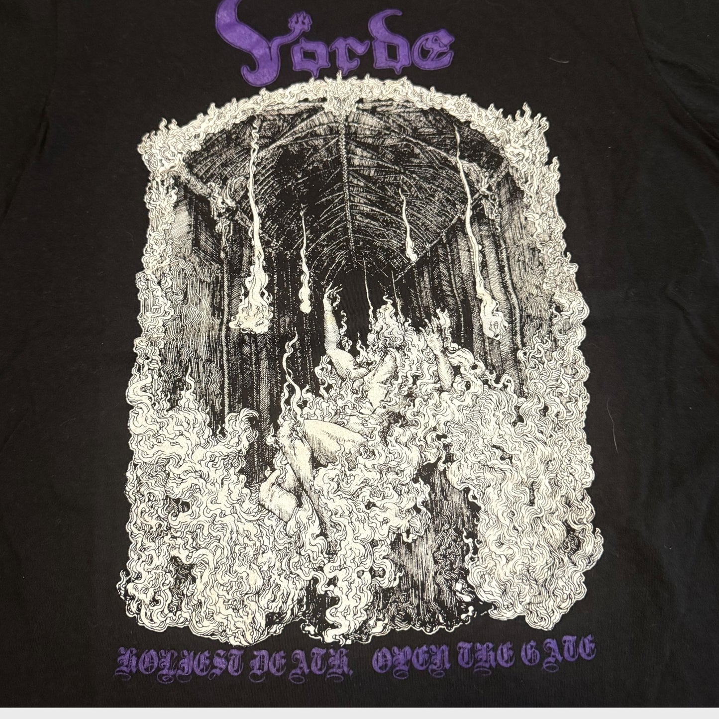 Vorde Band T-Shirt Size S Black Metal