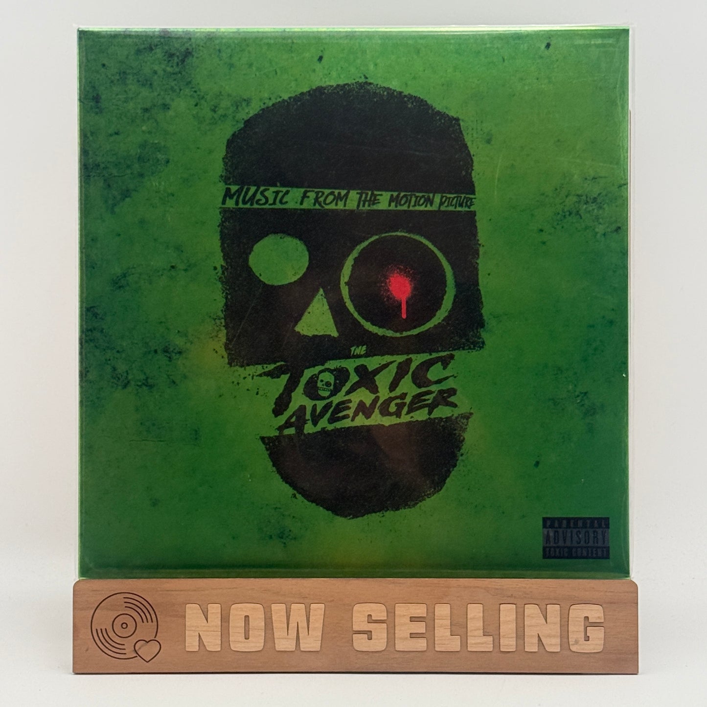 The Toxic Avenger Soundtrack Vinyl LP Toxic Black / Green Glow In The Dark Splatter