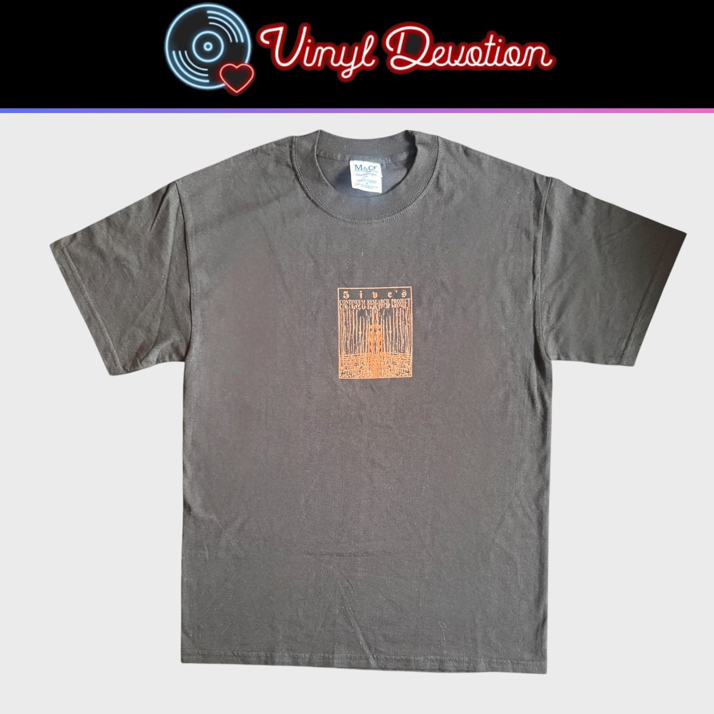 5ive's Continuum Research Project Band Vintage T-Shirt Size M Palms Gozu ISIS The Band